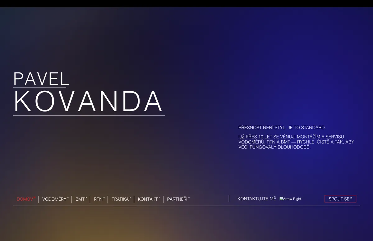Preview of the Pavel Kovanda project